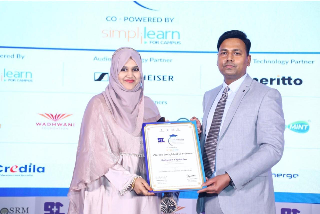 Teacher honoured for academic leadership