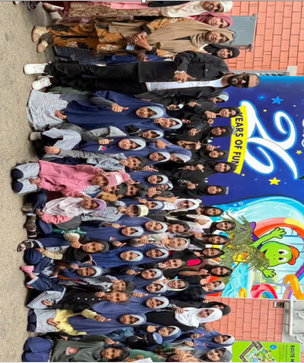 School celebration group photo